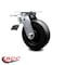 Service Caster 6 Inch Polyolefin Swivel Caster with Roller Bearing and Total Lock Brake SCC SCC-TTL30S620-POR - alternate 6